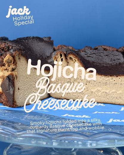 Hojicha Basque Cheesecake