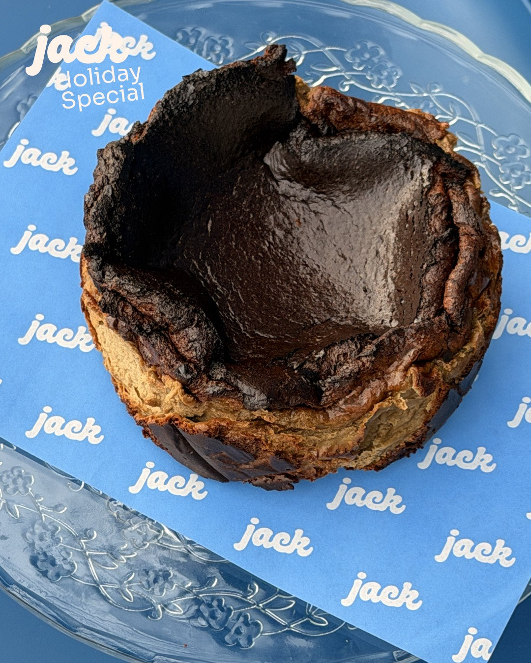 Hojicha Basque Cheesecake